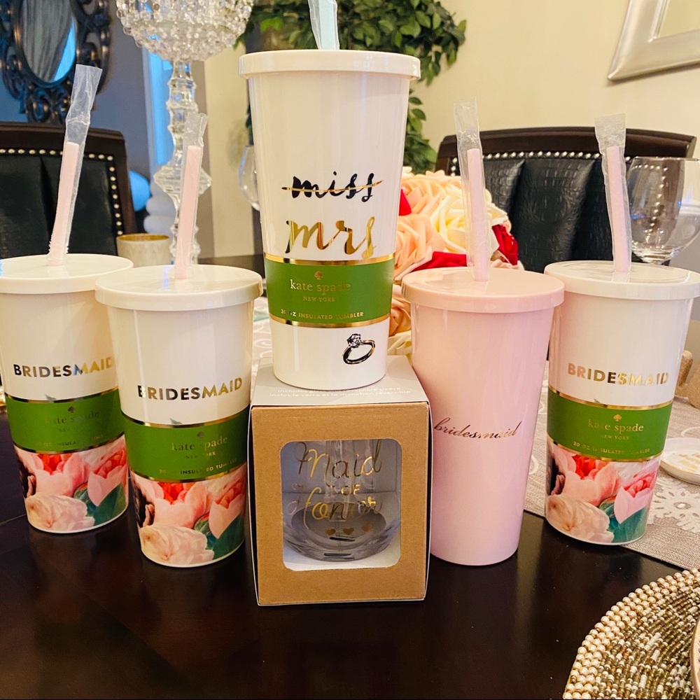 Kate Spade Bridesmaid Tumbler Cup - Picture 8 of 8